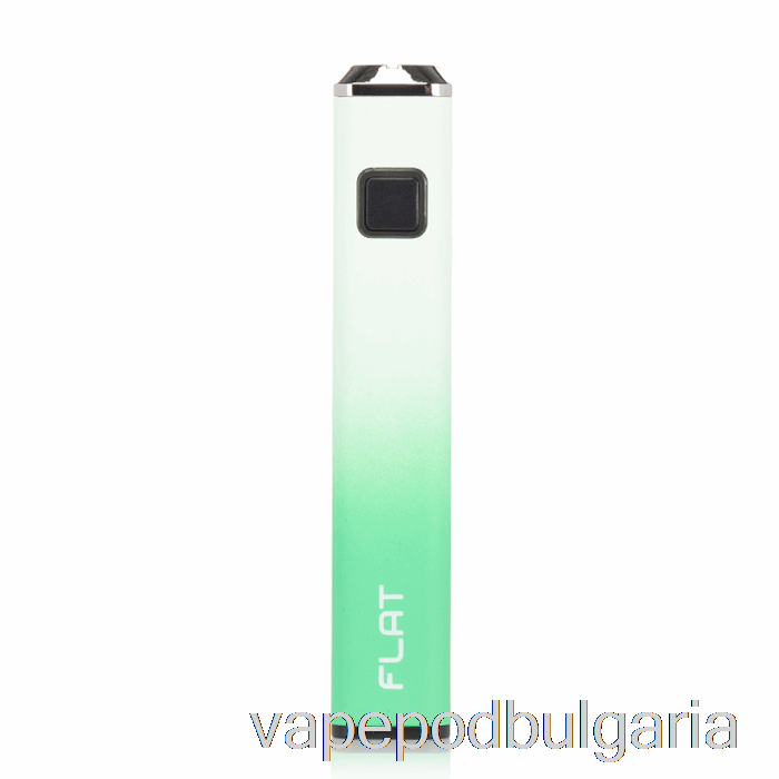 Vape Течности Yocan Flat 510 батерия зелено бяло